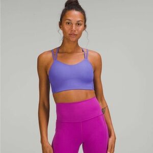 Lululemon Athletica Like a cloud Ribbed Longline sz 6 color charged indigo